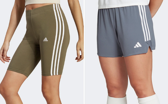 Two Adidas Womens Shorts