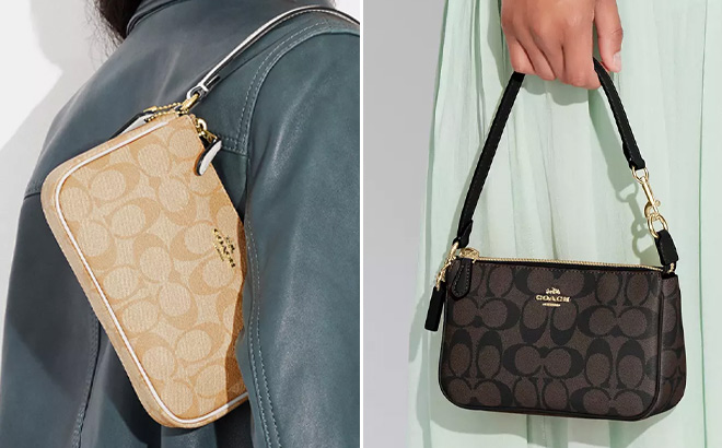 Two Coach Nolita 19 In Signature Canvas