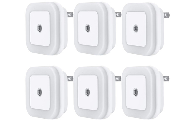 Uigos LED Night Light Lamps 6 Pack