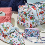 Various Vera Bradley Products on a Product Stand