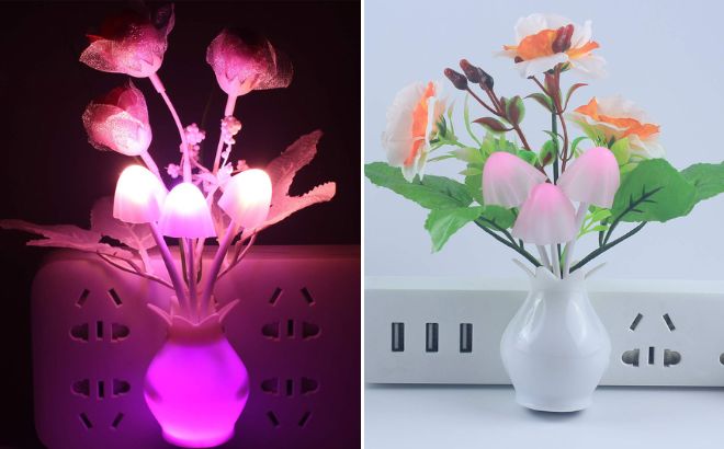 Warmstor Mushroom Night Light Plug