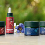 Weledas Age Performance Facial Care Product Line on a Table