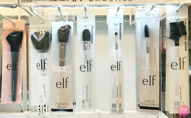 e.l.f. Cosmetics Brushes You Can Get For Free with TCB on a Shelf