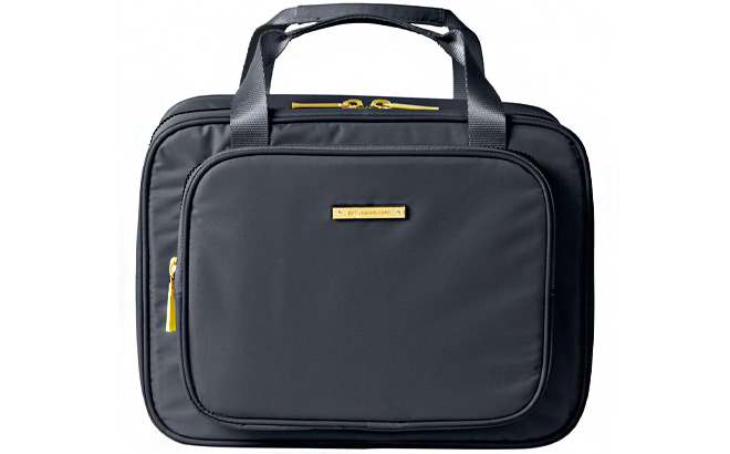 5 Piece Light Chic Toiletry Case on a Background