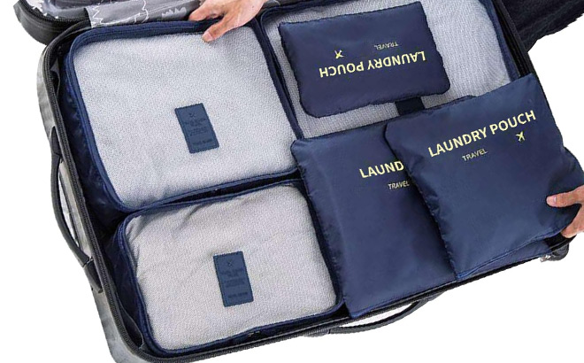 6 Set Luggage Organizers for Suitcase