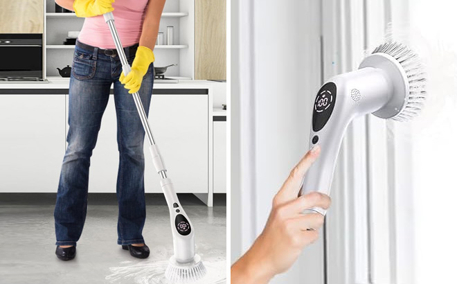 9 in 1 Electric Spin Scrubber