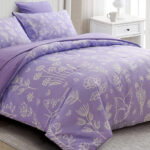 A Nice Night 7 Piece Comforter Set in Purple Color