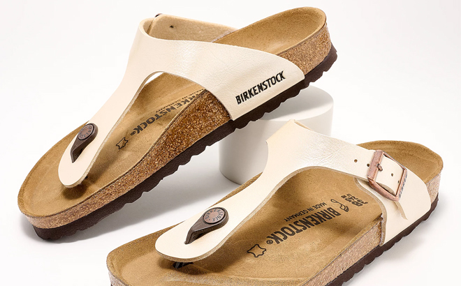 A Pair of Birkenstock Thong Sandals