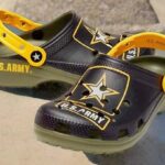 A Pair of Crocs Unisex Classic US Army Clogs