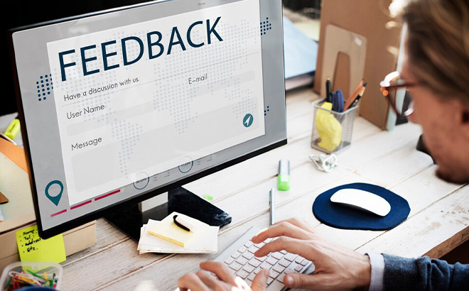 A Person Gining Online Feedback