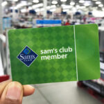 A Person Holding a Sams Club Card