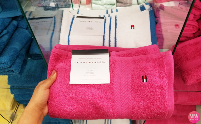 Tommy Hilfiger Bath Towels $5.99 at Macy’s
