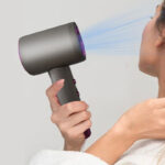 A Person Using the Professional Ionic Hair Dryer