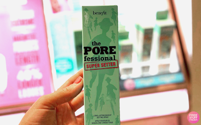 A photo showing Benefit POREfessional Super Setter Setting Spray