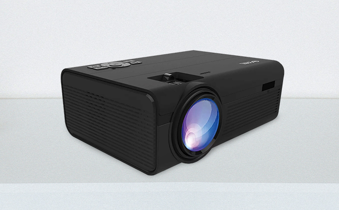 A photo showing Core Innovations 150 inch LCD Home Theater Projector