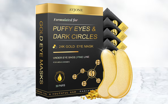 AVJONE 24K Gold Eye Mask 1