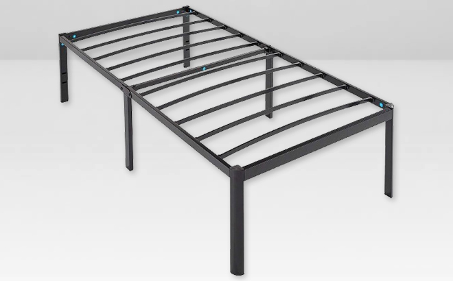Amazon Basics Heavy Duty Non Slip Bed Frame with Steel Slats