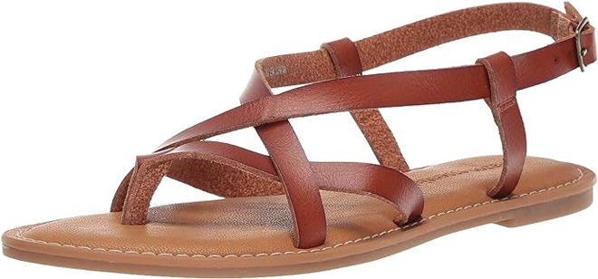 Amazon Essentials Womens Casual Strappy Sandals in Tan