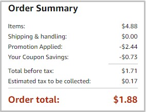 Amazon Prime Members Checkout Screenshot Amazon Prime Members Checkout Screenshot