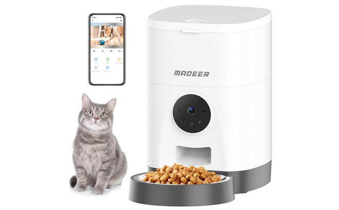Automatic Cats Dogs Feeder with Camera