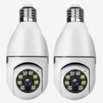 BCOOSS WiFi Security Camera with Night Vision 2 Pack