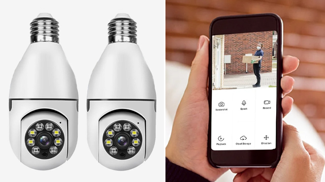 BCOOSS WiFi Security Camera with Night Vision