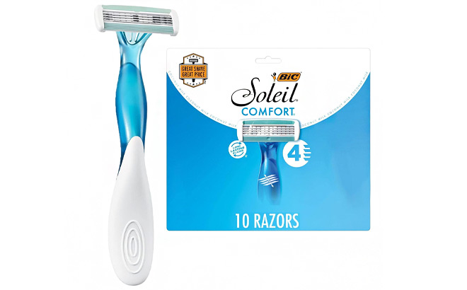 BIC Soleil 10 Count Comfort Womens Razors