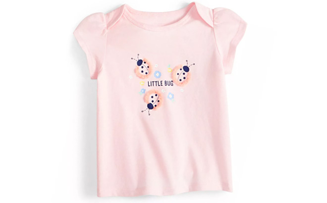 Baby Girls Ladybugs Printed T Shirt