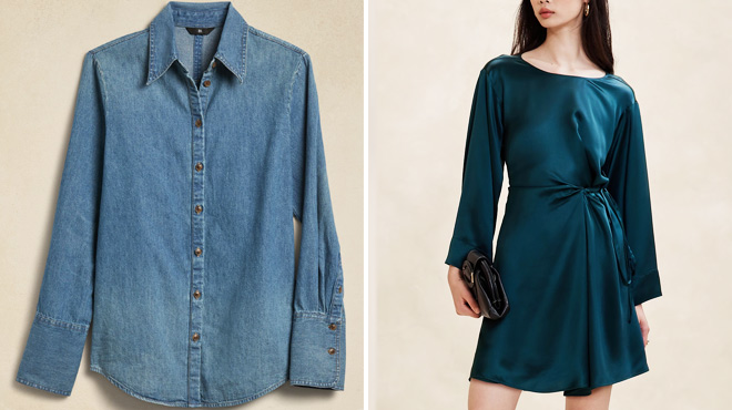 Banana Republic Reigh Denim Shirt Banana Republic Reigh Denim Shirt