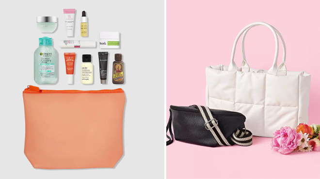 Beauty Set and Crossbody and Tote Bag Beauty Set and Crossbody and Tote Bag