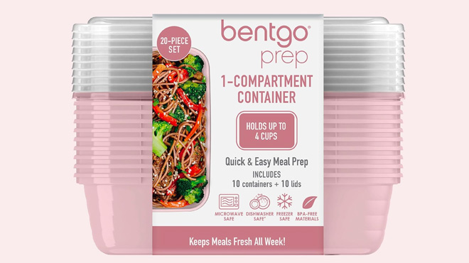 Bentgo 20 Piece 1 Compartment Containers