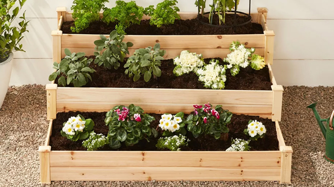 Best Choice Products 3 Tier Raised Garden Bed Planter