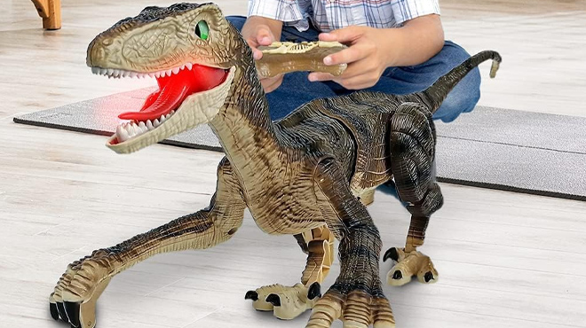 Bompow Remote Control Dinosaur Toys