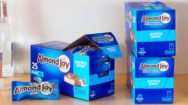Boxes of Almond Joy Chocolates Snack Size