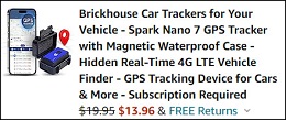 Brickhouse Car Tracker Checkout
