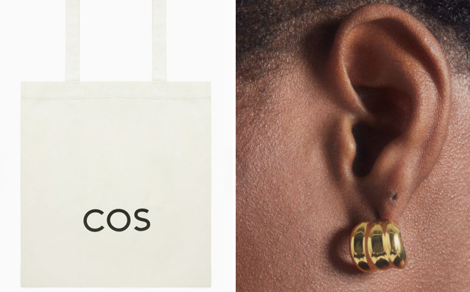 COS Canvas Tote Bag