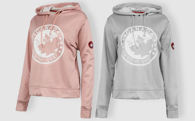 Canada Weather Gear Womens Fleece Sweatshirts
