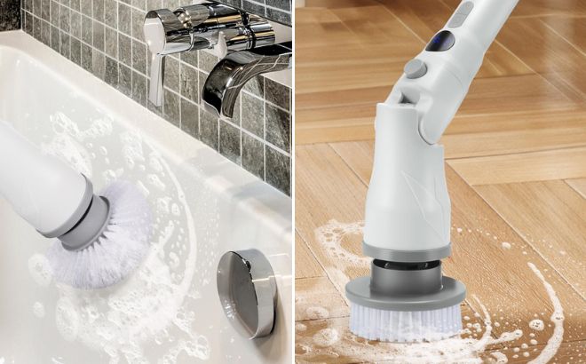 CasaClean Extendable Spin Scrubber CasaClean Extendable Spin Scrubber