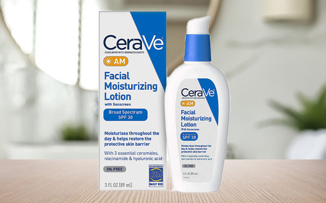 CeraVe AM Facial Moisturizing Lotion with SPF