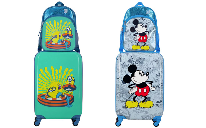 Character Backpack and Carry On Pack Set 1