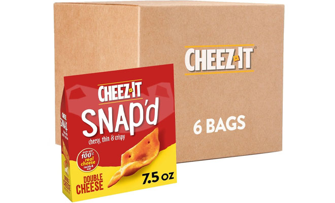 Cheez It Snapd Cheese Cracker Chips 6 Pack