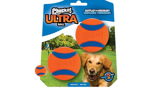 Chuckit Ultra Ball Dog Toy Medium Pack of 2