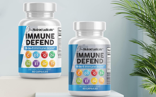 Clean Nutraceuticals Immune Defense Support Supplements