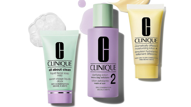 Clinique Cleanser Refresher Course Set Dry Combination