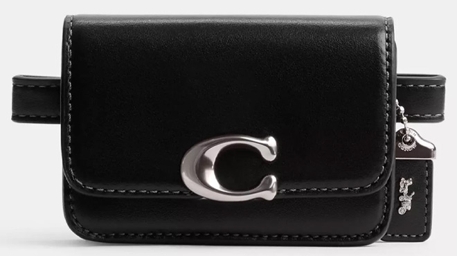 Coach Outlet Bandit Card Case Belt Bag in Black