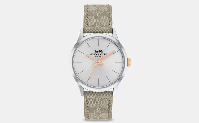 Coach Outlet Silver Watch