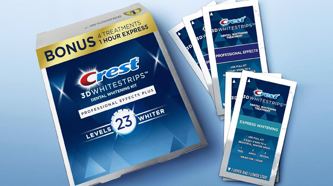 Crest 3D Whitestrips Teeth Professional Effects Plus 24 Pack 48 Strips