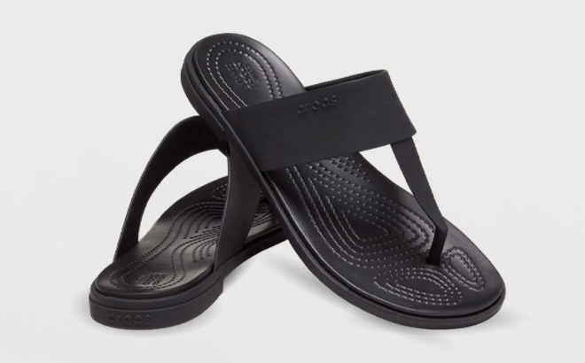 Crocs Unisex Crocband Flip Sandals on White Background