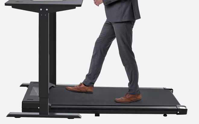 DAEYEGIM 2 in 1 Under Desk Treadmill in Use
