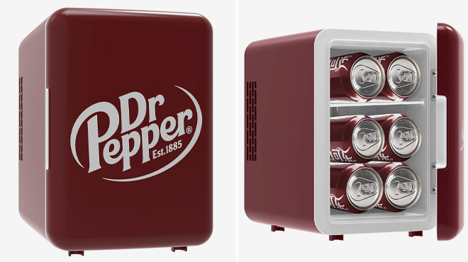 DR Pepper 6 Can Mini Fridge